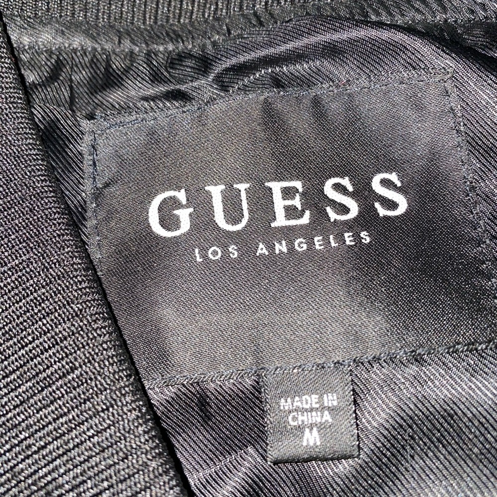 Beaded satin bomber jacket